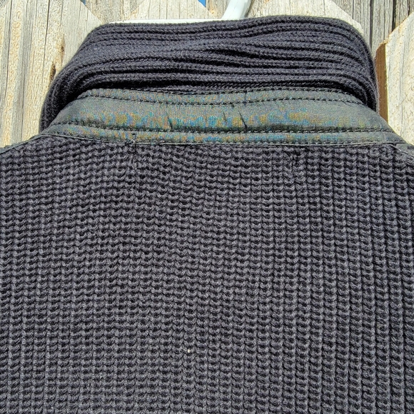 Kenneth Cole New York Black Men's Full Zip Knit Sweater Jacket M Medium - Picture 13 of 16